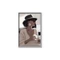 Picture of Café Girl _GroupedProduct_Rectangle_Portrait_Canvas_Framed_