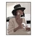 Picture of Café Girl _GroupedProduct_Rectangle_Portrait_Canvas_Framed_