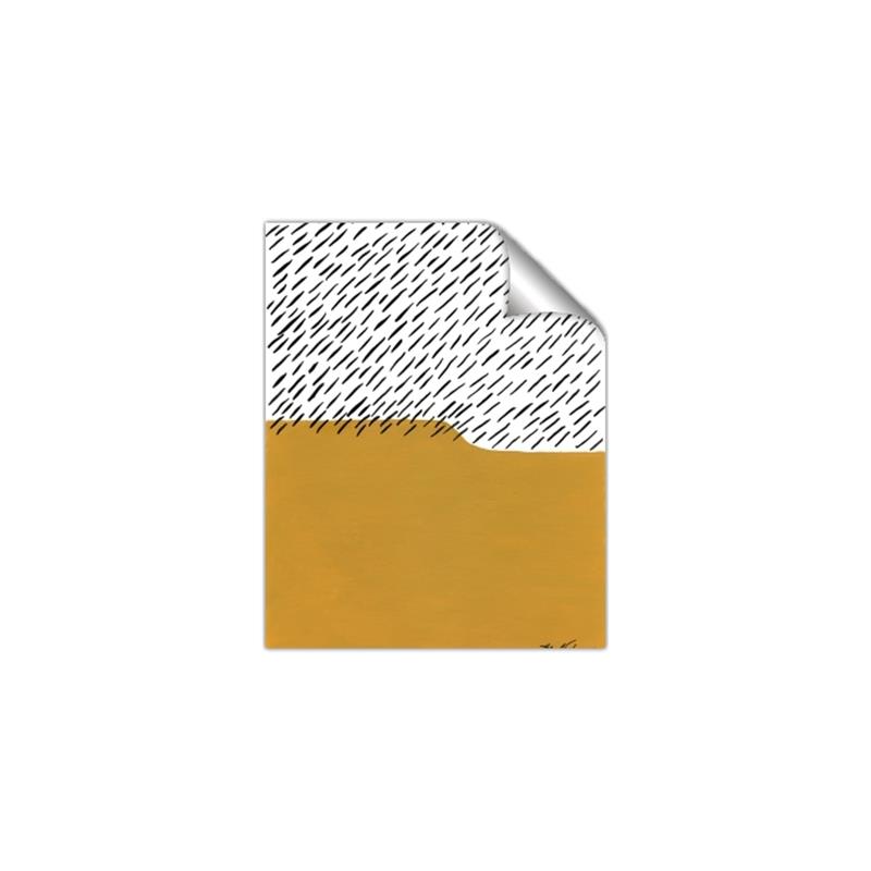 Picture of Mid Century Abstract Yellow _GroupedProduct_Rectangle_Portrait_Unframed_Print_Only_
