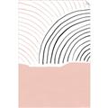 Picture of Mid Century Abstract Pink _GroupedProduct_Rectangle_Portrait_Unframed_Print_Only_