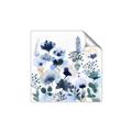 Picture of Ink Blue Flowers II  _GroupedProduct_Square_Unframed_Print_Only_