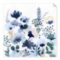 Picture of Ink Blue Flowers II  _GroupedProduct_Square_Unframed_Print_Only_