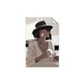Picture of Café Girl _GroupedProduct_Rectangle_Portrait_Unframed_Print_Only_