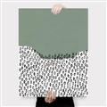 Picture of Mid Century Abstract Green  _GroupedProduct_Rectangle_Portrait_Canvas_