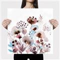 Picture of Marroon Flowers I  _GroupedProduct_Square_Canvas_
