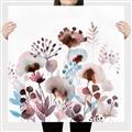 Picture of Marroon Flowers I  _GroupedProduct_Square_Canvas_