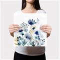 Picture of Ink Blue Flowers I  _GroupedProduct_Square_Canvas_