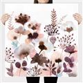 Picture of Maroon Flowers II _GroupedProduct_Square_Canvas_