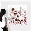 Picture of Maroon Flowers II _GroupedProduct_Square_Canvas_