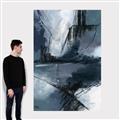 Picture of Navy bliss I _GroupedProduct_Rectangle_Portrait_Canvas_