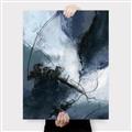 Picture of Navy bliss II  _GroupedProduct_Rectangle_Portrait_Canvas_
