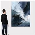 Picture of Navy bliss II  _GroupedProduct_Rectangle_Portrait_Canvas_