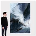 Picture of Navy bliss II  _GroupedProduct_Rectangle_Portrait_Canvas_
