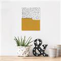 Picture of Mid Century Abstract Yellow _GroupedProduct_Rectangle_Portrait_Canvas_