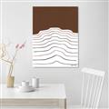 Picture of Mid Century Abstract Brown _GroupedProduct_Rectangle_Portrait_Canvas_