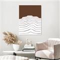 Picture of Mid Century Abstract Brown _GroupedProduct_Rectangle_Portrait_Canvas_