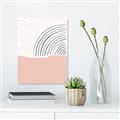 Picture of Mid Century Abstract Pink _GroupedProduct_Rectangle_Portrait_Canvas_
