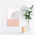 Picture of Mid Century Abstract Pink _GroupedProduct_Rectangle_Portrait_Canvas_