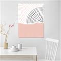 Picture of Mid Century Abstract Pink _GroupedProduct_Rectangle_Portrait_Canvas_