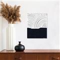 Picture of Mid Century Abstract Blue  _GroupedProduct_Rectangle_Portrait_Canvas_