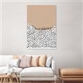 Picture of Mid Century Abstract Beige _GroupedProduct_Rectangle_Portrait_Canvas_