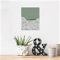 Picture of Mid Century Abstract Green  _GroupedProduct_Rectangle_Portrait_Canvas_