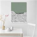 Picture of Mid Century Abstract Green  _GroupedProduct_Rectangle_Portrait_Canvas_