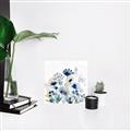 Picture of Ink Blue Flowers I  _GroupedProduct_Square_Canvas_
