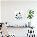 Picture of Ink Blue Flowers I  _GroupedProduct_Square_Canvas_