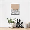 Picture of Mid Century Abstract Beige _GroupedProduct_Rectangle_Portrait_Canvas_Framed_