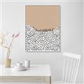 Picture of Mid Century Abstract Beige _GroupedProduct_Rectangle_Portrait_Canvas_Framed_