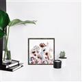 Picture of Marroon Flowers I  _GroupedProduct_Square_Canvas_Framed_