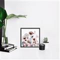 Picture of Marroon Flowers I  _GroupedProduct_Square_Canvas_Framed_