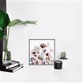 Picture of Marroon Flowers I  _GroupedProduct_Square_Canvas_Framed_