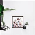 Picture of Marroon Flowers I  _GroupedProduct_Square_Canvas_Framed_