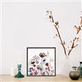 Picture of Marroon Flowers I  _GroupedProduct_Square_Canvas_Framed_