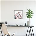 Picture of Marroon Flowers I  _GroupedProduct_Square_Canvas_Framed_