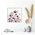 Picture of Marroon Flowers I  _GroupedProduct_Square_Canvas_Framed_