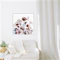 Picture of Marroon Flowers I  _GroupedProduct_Square_Canvas_Framed_
