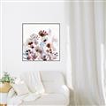 Picture of Marroon Flowers I  _GroupedProduct_Square_Canvas_Framed_