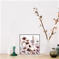 Picture of Maroon Flowers II _GroupedProduct_Square_Canvas_Framed_