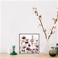 Picture of Maroon Flowers II _GroupedProduct_Square_Canvas_Framed_