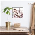 Picture of Maroon Flowers II _GroupedProduct_Square_Canvas_Framed_