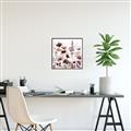 Picture of Maroon Flowers II _GroupedProduct_Square_Canvas_Framed_