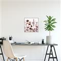 Picture of Maroon Flowers II _GroupedProduct_Square_Canvas_Framed_