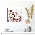 Picture of Maroon Flowers II _GroupedProduct_Square_Canvas_Framed_