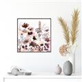 Picture of Maroon Flowers II _GroupedProduct_Square_Canvas_Framed_