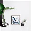 Picture of Ink Blue Flowers II  _GroupedProduct_Square_Canvas_Framed_