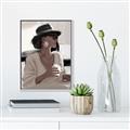 Picture of Café Girl _GroupedProduct_Rectangle_Portrait_Canvas_Framed_
