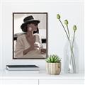 Picture of Café Girl _GroupedProduct_Rectangle_Portrait_Canvas_Framed_